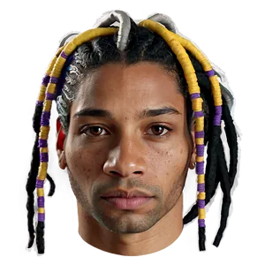 Stylish Dreads Look Png 05242024 PNG Image