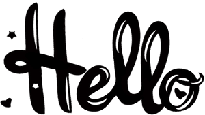 Hello Png - Calligraphy, Transparent Png PNG image with transparent background