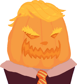 Post - Jack-o'-lantern PNG image with transparent background