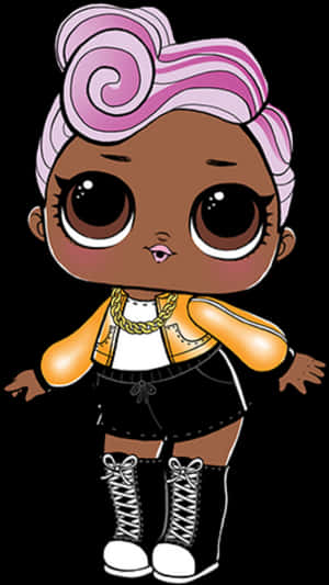 Hip Hop Club D - Lol Surprise Black Dolls, HD Png Download PNG