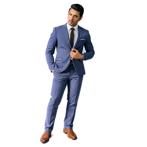 Stylish Man Suit Pose Png Iso PNG Image