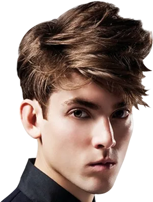 Stylish Mens Hairstyle Modern Look PNG Image