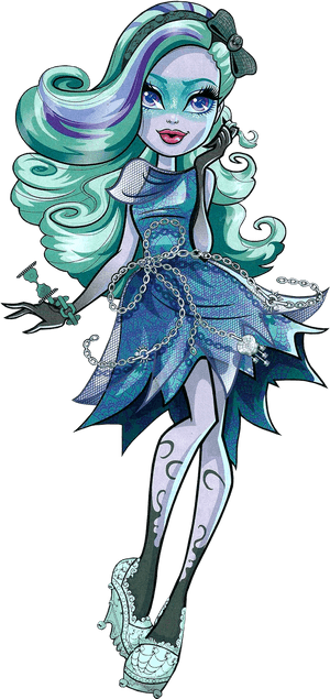 Monster High Twyla Ghost, HD Png Download PNG with transparent background