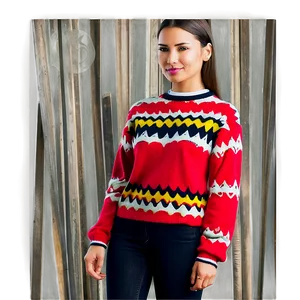 Stylish Red Sweater Png Ynq PNG Image