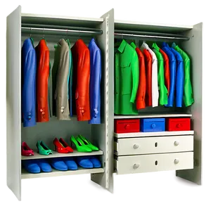 Stylish Wardrobe Interior Png Ntb PNG Image