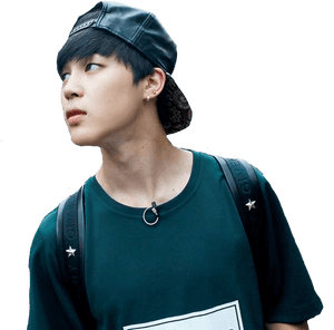 Stylish Youthin Capand Green Shirt PNG image with transparent background