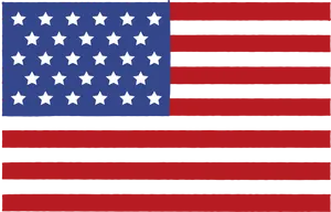Stylized American Flag Graphic PNG Image