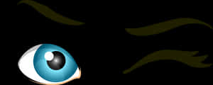 Clip Art Sad Eyes Clip Art - Winking Eye Clipart, HD Png Download PNG