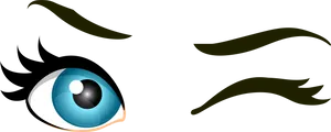 Stylized Anime Eye PNG Image