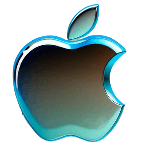 Stylized Apple Logo Graphic PNG wpi PNG image with transparent background