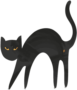 Black Cat, HD Png Download PNG image with transparent background