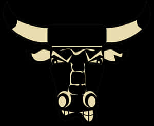 Stylized Bull Graphic PNG image with transparent background