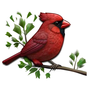 Stylized Cardinal Icon Png 06252024 PNG Image