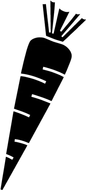 Stylized Carrot Graphic PNG Image