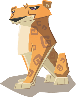 Cheetah Graphic - Animal Jam Animals Cheetah PNG image with transparent background