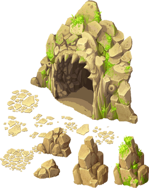 Drawn Cave Pixel Art, HD Png Download PNG
