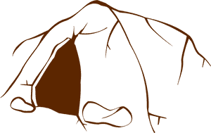 Clip Art Collection Of Free Caving - Cave Clip Art, HD Png Download PNG