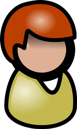 Stylized Character Portrait PNG Image