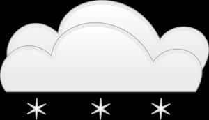 Stylized Cloudsand Stars PNG with transparent background