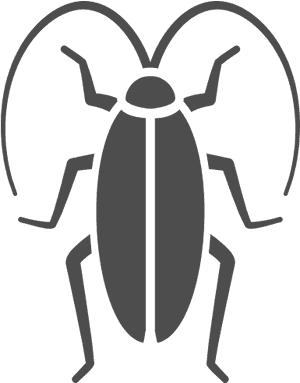 Stylized Cockroach Icon PNG