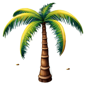 Stylized Coconut Tree PNG 74 PNG
