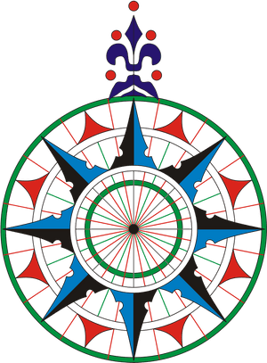 Compass Rose Png Clipart , Png Download - Rosa De Los Vientos Png, Transparent Png PNG image with transparent background