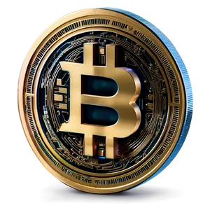 Stylized Crypto Coin Png Wfg88 PNG Image