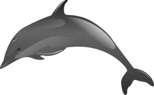 Stylized Dolphin Graphic PNG Image