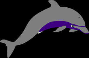 Stylized Dolphin Graphic PNG image with transparent background