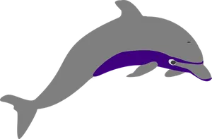 Stylized Dolphin Graphic PNG Image