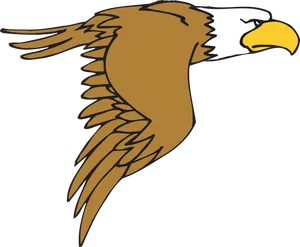 Stylized Eagle Head Graphic PNG Image