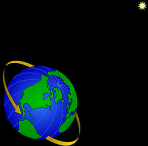 Stylized Earth Graphic PNG image with transparent background