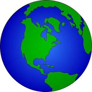 Stylized Earth Graphic PNG Image