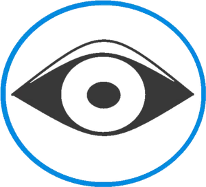 Stylized Eye Icon PNG Image