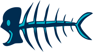 Fish, Fish Bones, Bones, Skeleton, Bone, Fishing - Dead Fish Bone Png, Transparent Png PNG image with transparent background