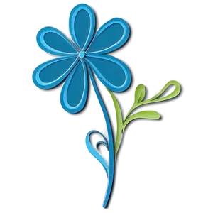 Stylized Flower Cricut Art Png 88 PNG Image