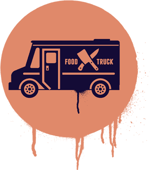 Food Truck Halloween Png, Transparent Png PNG with transparent background