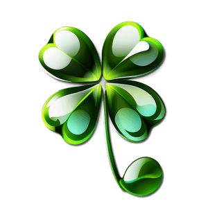 Stylized Four Leaf Clover PNG 16 PNG