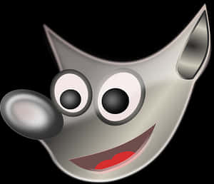 Stylized Fox Face Graphic PNG image with transparent background