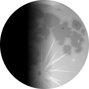 Facts For Kids The - First Quarter Moon Clipart, HD Png Download PNG image with transparent background