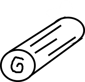 Stylized G Letter Flying Capsule PNG with transparent background