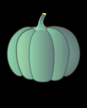 Stylized Glowing Pumpkin Graphic PNG image with transparent background