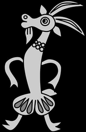 Stylized Goat Artwork PNG image with transparent background
