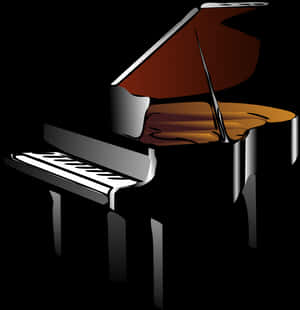 Piano, Grand Piano, Baby Grand Piano, Keyboard - Piano Clipart, HD Png Download PNG with transparent background