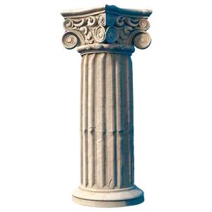 Stylized Greek Pillar Png Xna PNG Image