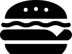 Stylized Hamburger Icon PNG image with transparent background