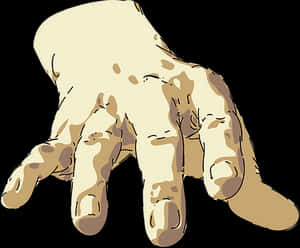 Stylized Hand Illustration PNG image with transparent background