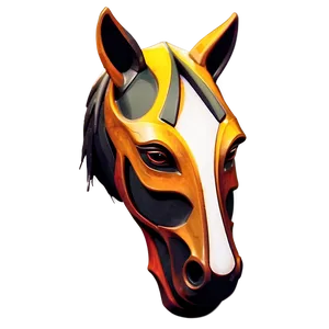 Stylized Horse Head Design Png 06122024 PNG Image