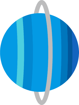Planet Svg Order Color - Uranus Clipart, HD Png Download PNG with transparent background