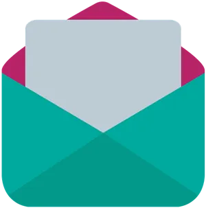 Stylized Inbox Icon PNG Image